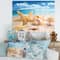 Designart - Starfish and Seashells on Beach - Seashore Photo Canvas Art Print